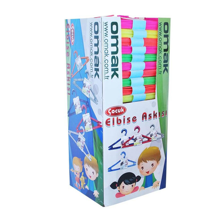 Omak Decobella 6 Pcs Cristal Kids Clothes Hanger - 50613