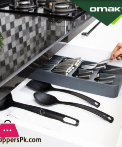 Omak DecoBella Compact Cutlery Organizer - 5 Cell - 50804