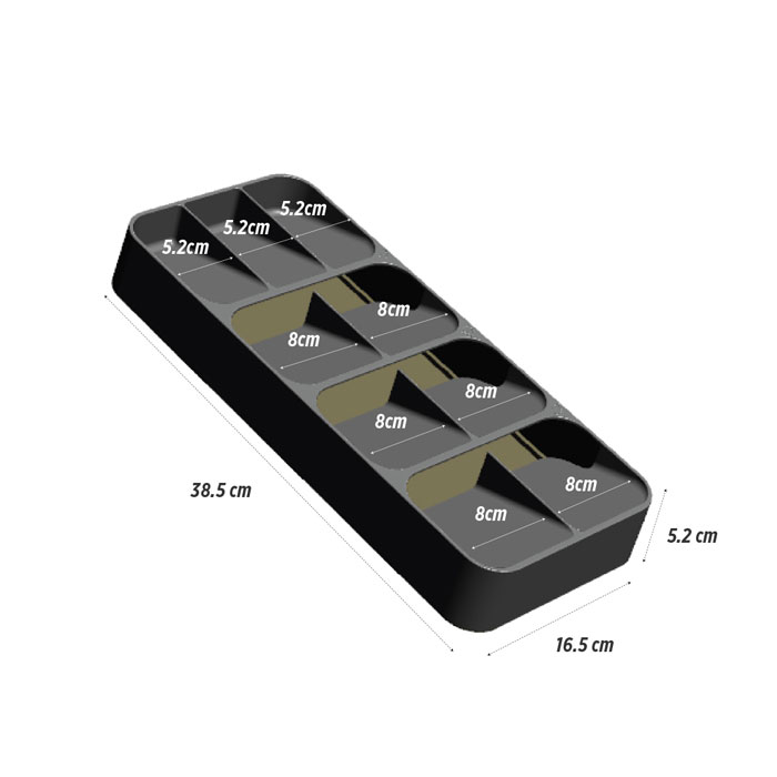 Omak Decobella Cutlery Organizer - 50804