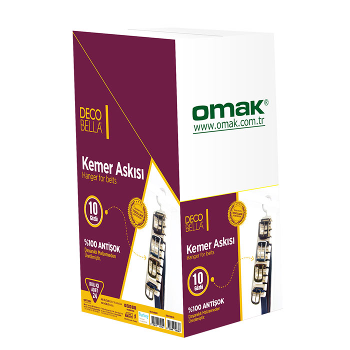 Omak Decobella Hanger For Belts - 50836