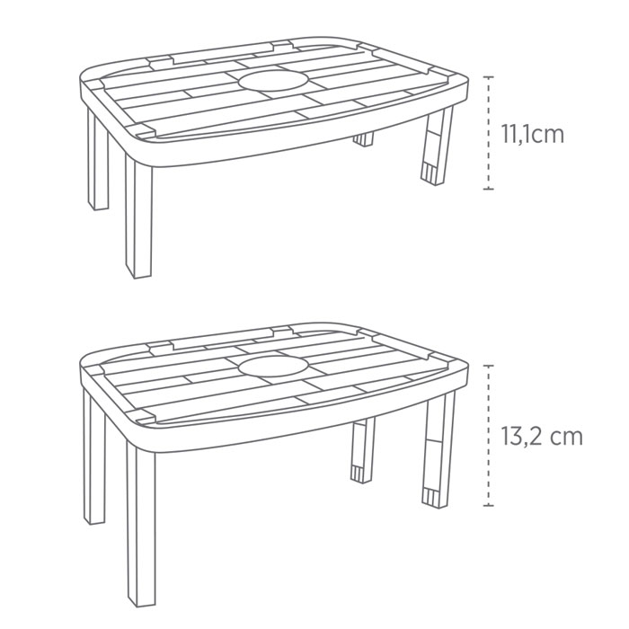 Omak Decobella Tier Rack For Cloth 1 Piece- 50806