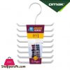 Omak DecoBella Transparnt Tie Hangr - 50813