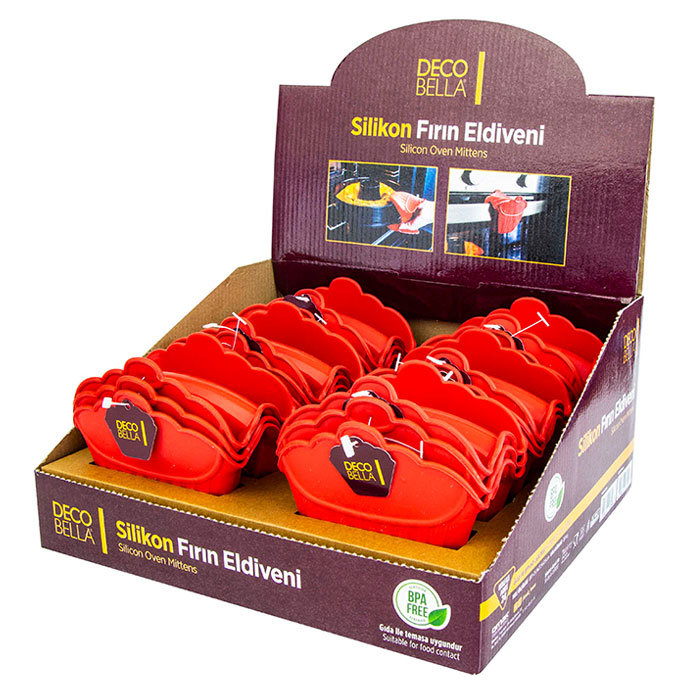 Omak Decobella Silicon Oven Mittens - 82100