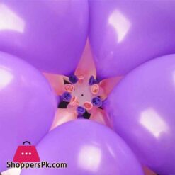 Decoration Items Plastic Flower Balloons Clip Balloons Decoration Balloons Accessories Balloon Flower For Wedding Birthday Supplies 6Pcs
