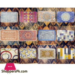 Decorative Flat Woven Accent Rug Home Decor Multi Design