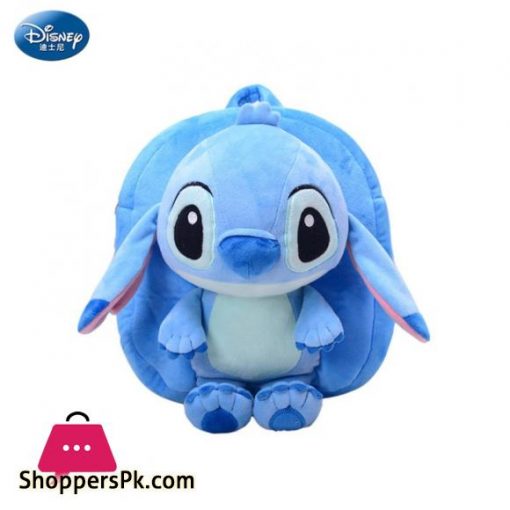 Disney Lilo and Stitch Plush Doll Childrens Cartoon School Bag Anime Stitch Doll Backpack Removable Plush Doll for GiftMovies TV