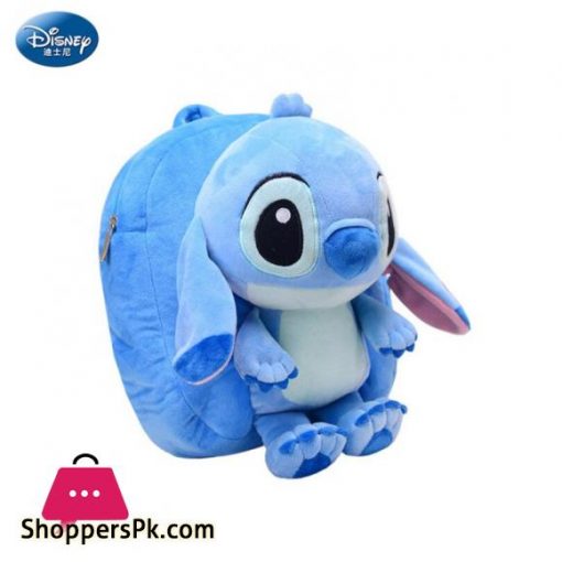 Disney Lilo and Stitch Plush Doll Childrens Cartoon School Bag Anime Stitch Doll Backpack Removable Plush Doll for GiftMovies TV