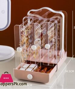 Dustproof Box Jewelry Storage Bins Earrings Necklaces Display Rack Sliding Hangers Dresser Table Organizer Drawer Plastic 28 Dustproof Box Jewelry Storage Bins Earrings Necklaces Display Rack Sliding Hangers Dresser Table Organizer Drawer Plasticstorage Boxes Bins
