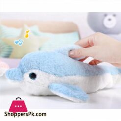 Educational Cute Repeat What You Say Talking Dolphin Stuffed Plush Toy