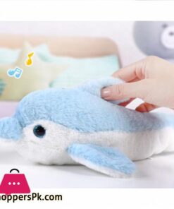 Educational Cute Repeat What You Say Talking Dolphin Stuffed Plush Toy