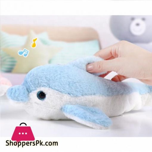 Educational Cute Repeat What You Say Talking dolphin Stuffed Plush Toy