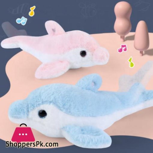 Educational Cute Repeat What You Say Talking dolphin Stuffed Plush Toy