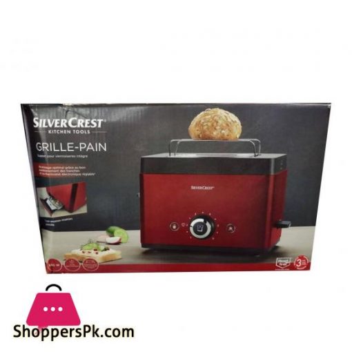 Electric Toaster Silver Crest Grill pain Model 306079
