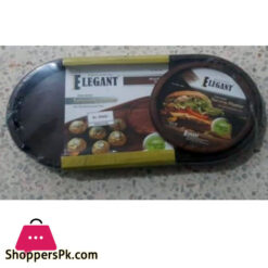 Elegant Wood Round Serving Tray - EH0117