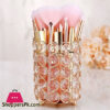 European Luxury Makeup Tools Cosmetic Storage Box Crystal Organizer Pen Makeup Brush Set Holder
