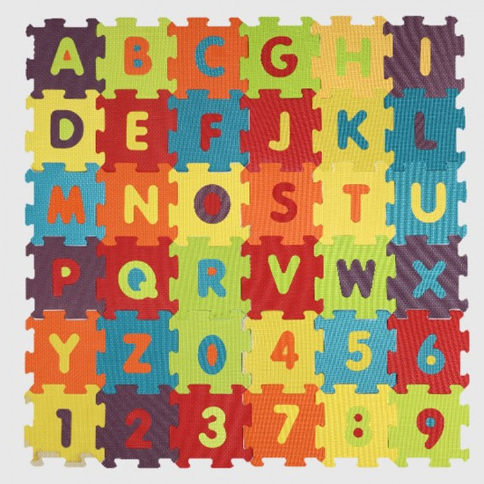 Eva Puzzle Foaming Mat Alphabet And Numbers