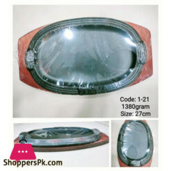 Fajita Pan Cast Iron Sizzler Plate - 27CM