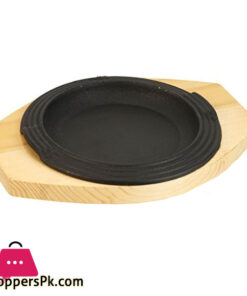 Fajita Pan Cast Iron Sizzler Plate - 24CM