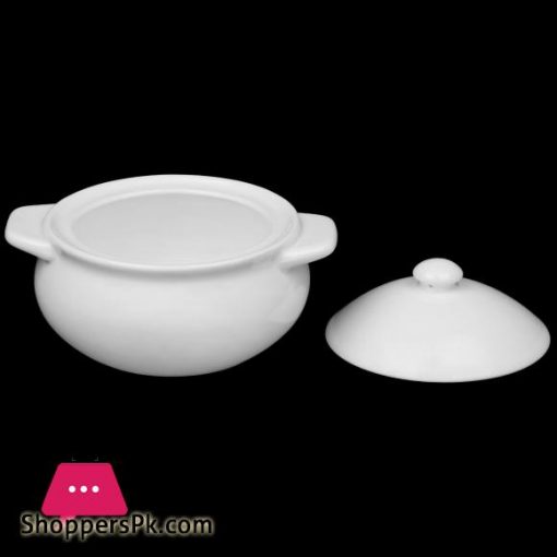 D Fine Porcelain Baking Pot 15 Oz 450 Ml WL 997001A