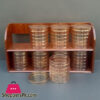 Galaxy Wood Masala Rack 8 Pcs Set