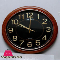 Glowing In Night Wooden Round Analog Watch