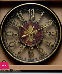Golden Vintage Style Wall Clock