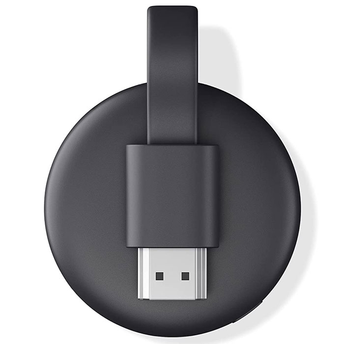 Google Chromecast Streaming Device with HDMI Cable - Stream Shows, Music, Photos, and Sports from Your Phone to Your TV