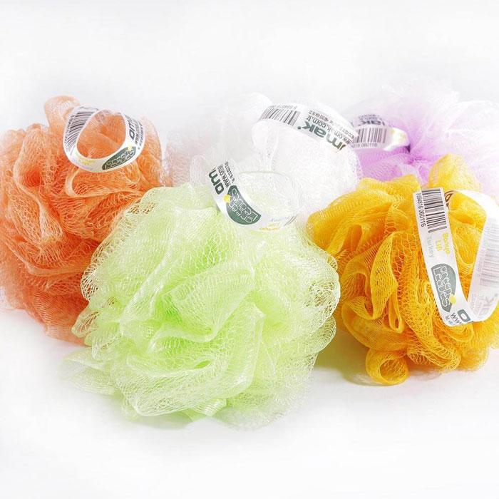 Omak Green Leaves Bath Sponge - 70140