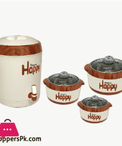 Happy Hygena With Glass Top 4 Pc Gift Pack