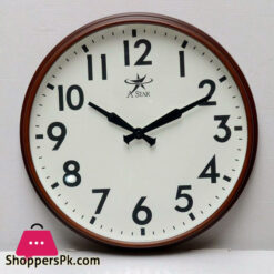 Hewen Simple Black  Wall Clock- 23086