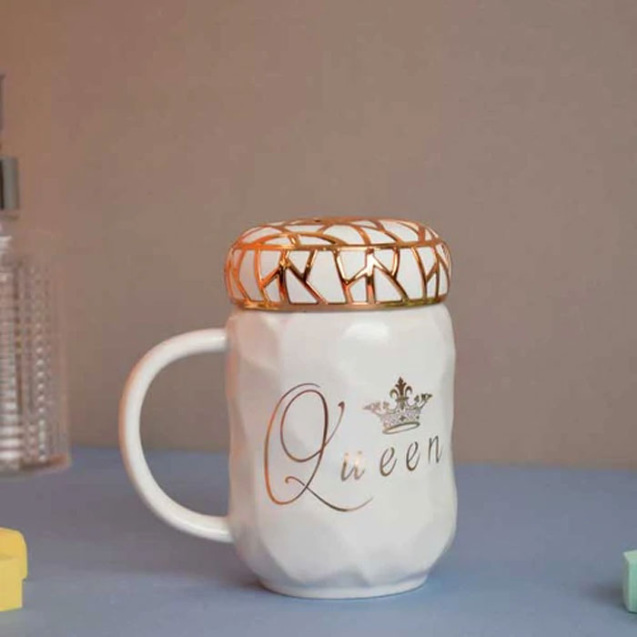 High Quality Ceramic Queen &Amp; King Mug 1 - Pcs