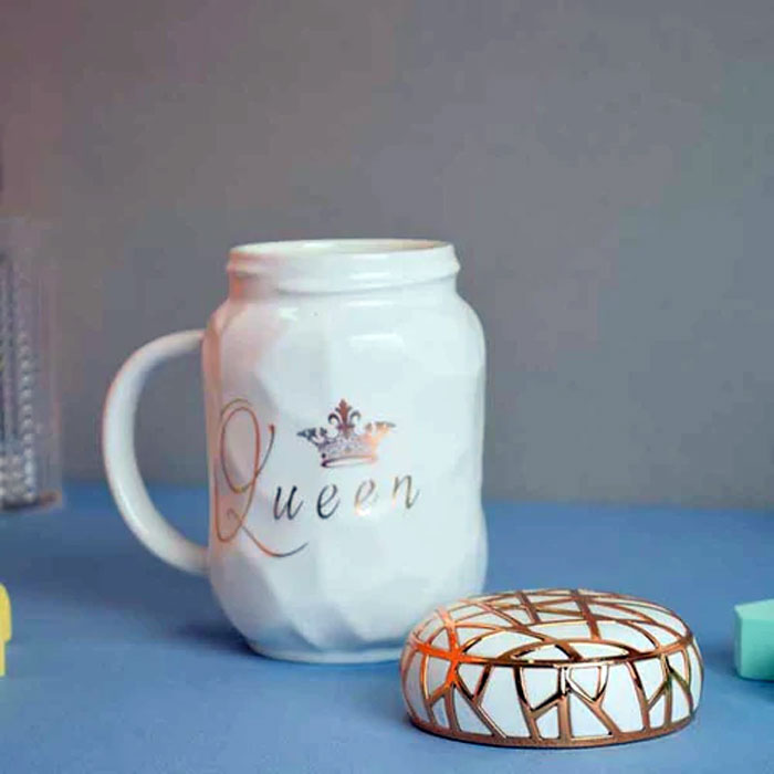 High Quality Ceramic Queen &Amp; King Mug 1 - Pcs