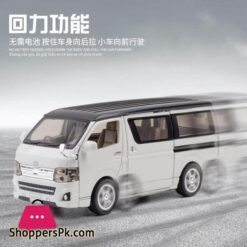 High Simulation 132 Toyota Hiace Alloy Model Mpv Vehicle Model Toy Car Hi Ace Sound Light Metal Toys Vehicle Gifts Collectiondiecasts Toy Vehicles