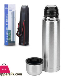 Hot And Cold Stainless Steel Vacuum Flask Water Bottle - Silver ( 700 ML )