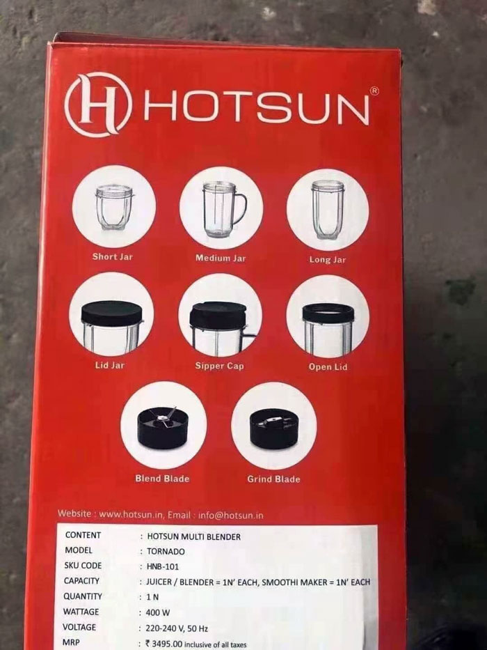 Hotsun Tornado Blender