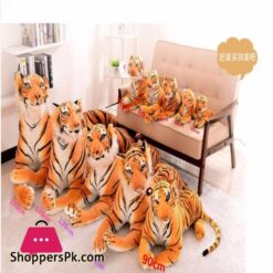30 90Cm Huge Prone Tiger Plush Toy Big Tiger Plush Doll Simulation Animal Vivid Lifelike Tiger For Boy Large Tiger Doll Softsimulation Animal