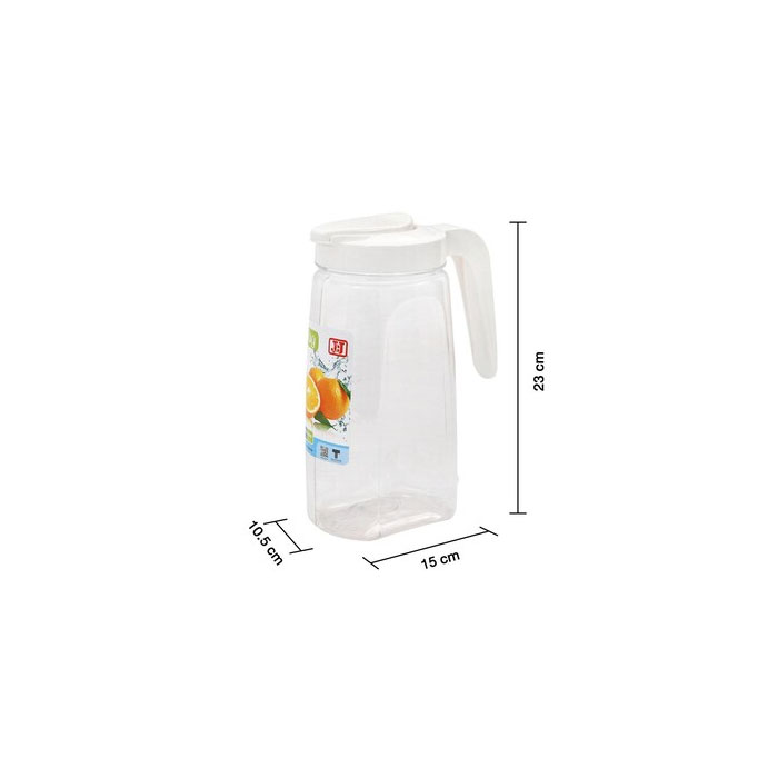 Jcj Plastic Water Pitcher With Handle 1800 Ml - 8119