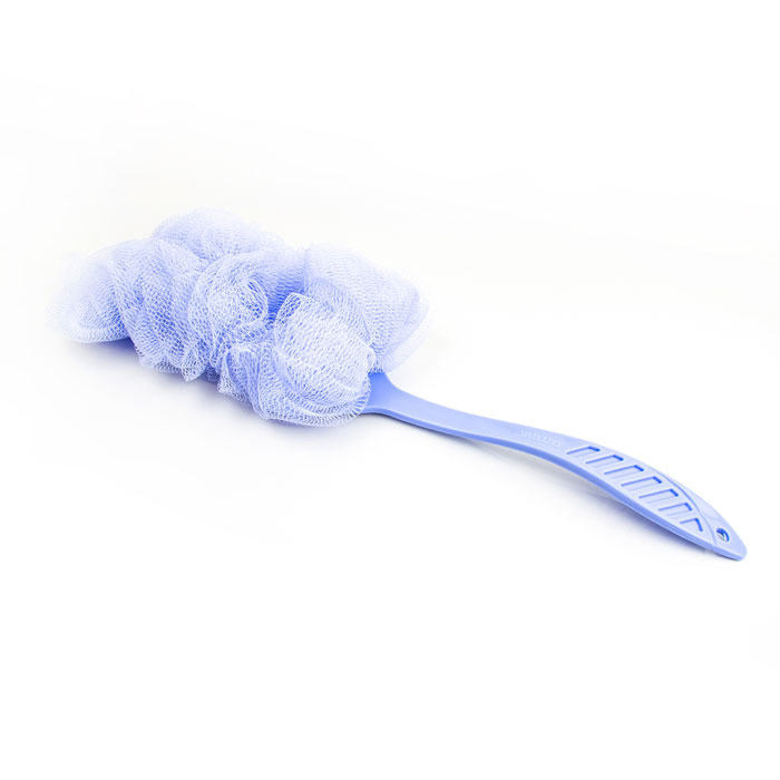 Omak Leaves Back Scrubber W-Handle - 70160