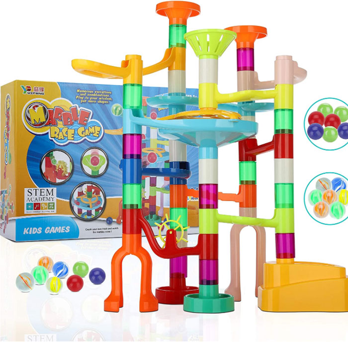 Marble Run Toy Set Construction Building Blocks Toys 73 Pcs