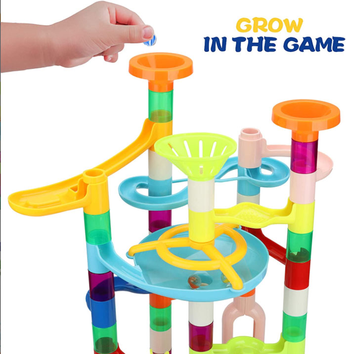 Marble Run Toy Set Construction Building Blocks Toys 73 Pcs