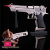 Metal Desert Eagle Windproof Lighter Smoking Cigarette Cigar Lighter Pistol Gun Shaped Refillable Butane Gas Flame Jet Lighterlighter Air