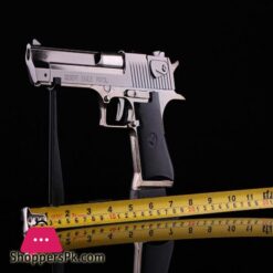 Metal Desert Eagle Windproof Lighter Smoking Cigarette Cigar Lighter Pistol Gun Shaped Refillable Butane Gas Flame Jet Lighterlighter Air