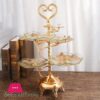Multi Layer Metal Glass Cake Dessert Stand Rack Fruit Plate Sets Dinner Buffet Tray Kitchen Accessories Party Wedding Decorationdishes Plates