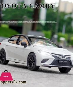 New 124 Toy Car Toyota Camry Metal Alloy Diecast Car Model Miniature Scale Model Sound And Light Model Car Toys For Childrendiecasts Toy Vehicles