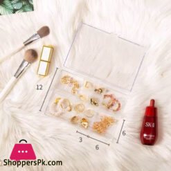 New Fashion Portable Jewelry Box Rings Necklaces Display Organizer Box (1-Layer)