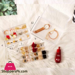 New Fashion Portable Jewelry Box Rings Necklaces Display Organizer Box (3-Layer) 5 New Fashion Portable Jewelry Box Rings Necklaces Display Organizer Box (3-Layer)