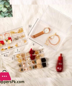 New Fashion Portable Jewelry Box Rings Necklaces Display Organizer Box (3-Layer) - Image 2