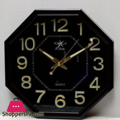 Octagon Analog Wall Clock