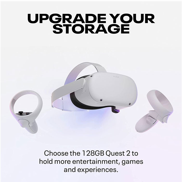 Oculus Quest 2 Advanced All In One Virtual Reality Headset 128 GB