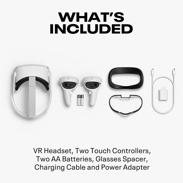 Oculus Quest 2 Advanced All In One Virtual Reality Headset 256 GB